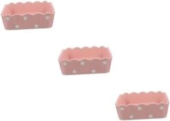 PATKAW 3pcs Bowls Dwarf Chinchilla Guinea Dish Ferret Dot Feeders Bowl Glider Pet Dispenser Bunny Small Feeding For Anti-Turning Pattern Animal Gerbil Animals Water Feeder Hedgehog -Pet Care Center 21 ZyaKU4bL. AC