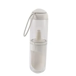 AACARB Cat Water Dispenser, Dog Water Bottle Portable Leakproof Upgraded, Dog Water Dispenser Lightweight For Travel (Color : White)