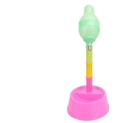 AYENCI Cat Automatic Water, Pet Drinking Fountain Plastic Dog Cat Dish Bowl Bottle Water Dispenser Drinker Food Feeder (Color : Pink)