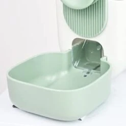 RUBYHOME Pets Food Hanging Bowl For Crates & Cages Hanging Pet Cage Feeder For Small Animals Cats Puppies Ferrets Rabbit Automatic Feeder (Green) -Pet Care Center 21CGU6y12DL