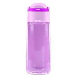 AACARB Cat Water Dispenser, Dog Water Bottle 320ML Portable Pet Water Bottles For Dogs Water Dispenser Puppy Travel Drink Cup With Bowl (Color : Purple)