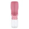 AACARB Cat Water Dispenser, Plastic Portable Water Bottle, Leak Proof And Food Grade, For Dog, Cat, Outdoor Walk, Travel (Size : Rosa, Color : 550ML) -Pet Care Center 21Lb9OwjGpL