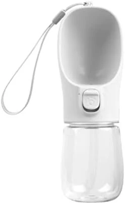 AACARB Cat Water Dispenser, Portable Dog Water Bottle For Small Large Dogs Bowl Outdoor Walking Puppy Pet Travel Water Bottle Cat Drinking Bowl Dog Supplies (Size : White, Color : 350ml) -Pet Care Center 21QM1itThPL. AC