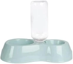 AACARB Cat Water Dispenser, With Drinking Bottle Plastic Pet Double Bowl With Water Storage A Dual-use Bowl For Eating And Drinking Dog Bowl Cat Pet Bowl (Color : Pink) -Pet Care Center 21qSgQ6fy9L. AC