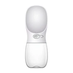 AACARB Cat Water Dispenser, Dog Water Bottle, Portable, Pet, Small, Big, Travel, Dog, Cat, Bowl, Outdoor, Water Feeder, Pet Product (Size : White)