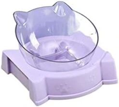 AYENCI Cat Automatic Water, Dog Bowl Cat Feeder Bowl For Dogs Water Bottle Automatic Drinking Pet Bowl Cat Food Bowl Pet Double Three Four Bowl Puppy Feeder (Color : Single Bowl Purple) -Pet Care Center 31 IsnOyXvL. AC