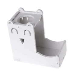 AACARB Cat Water Dispenser, Small Pet Water Bottle Holder Hamster Rabbit Food Feeder Dispenser Nest Toy (Color : White)