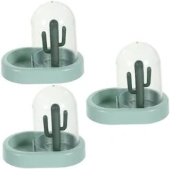 Ipetboom Hamster Bath Sand 3pcs Hamster Feeder Hamster Bath Sand Pet Automatic Feeder Wear-Resistant Hamster Feeder Wear-Resistant Feeder Household Hamster Feeder Abs Dedicated -Pet Care Center 310qRLiXurL. AC