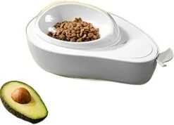 AYENCI Cat Automatic Water, Pet Dog Cat Feeder Avocado Shape Automatic Drinking Water Bottle Kitten Slow Food Bowl Small Pet Feeder Container (Size : Green Water) -Pet Care Center 310yOazevL. AC