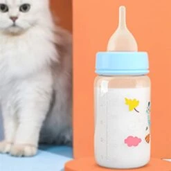 AYENCI Cat Automatic Water, Puppy Kitten Feeding Bottle Feeder Set Cat Dog Nursing Feeder Cat Drink Home Travel 60ml (Color : Pink) -Pet Care Center 310zbiyHwXL