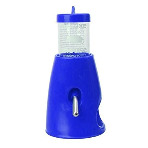 AACARB Cat Water Dispenser, 80ml Pet Hamster Rats Water Bottle Food Feeder Bowl Holder Dispenser Base Hut Nest Pet Bowl Feeder Pet Products Accessories (Color : Blue) 3 AACARB Cat Water Dispenser, 80ml Pet Hamster Rats Water Bottle Food Feeder Bowl Holder Dispenser Base Hut Nest Pet Bowl Feeder Pet Products Accessories (Color : Blue)