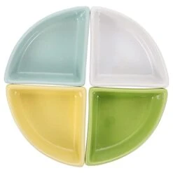 Generic 4pcs Shape Feeder Food Supplies And Pets Squirrel Water Dish Waterer Rabbit Device Hedgehog Feed Animal Bunny Chinchilla Dispenser Guinea Triangle Holder Ceramic