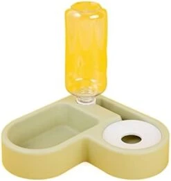 AYUSEA Pet Water Dispenser, Pet Gravity Waterer - Automatiic Refill Water Dispenser Bowl And Food Bowl For Cats Dogs - Prevent From Wet Mouths (Color : Pink) -Pet Care Center 316xJoElWiL. AC