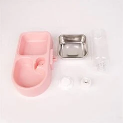 AYENCI Cat Automatic Water, Pet Double-Bowl Hanging Type Automatic Drinking Fountain Multifunction Food Bowl Cats Dogs Pet Supplies (Color : White) -Pet Care Center 317BLiMoTsL