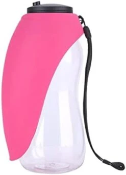 AACARB Cat Water Dispenser, Pet Dog Water Bottle, Drink Out, Portable, Companion Cup (Color : Vermelho) -Pet Care Center 319uAKqZtlL. AC