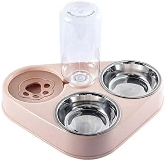 AYENCI Cat Automatic Water, 500ml Dog Bowl Cat Feeder Bowl Automatic Pet Food And Drinking Bowl Cat Stainless Steel Double Bowl With Dog Water Bottle (Color : Pink) 6 AYENCI Cat Automatic Water, 500ml Dog Bowl Cat Feeder Bowl Automatic Pet Food And Drinking Bowl Cat Stainless Steel Double Bowl With Dog Water Bottle (Color : Pink) - Image 4