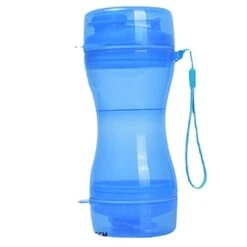 AYENCI Cat Automatic Water, Dog Feeders Large Water Bottle Feeder Dogs Bowl Dispenser Animal Waterer Puppy Pet Food Drinking Container (Size : Blue)