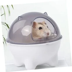 3pcs Hamster Cage Accessories Puppy Litter Box Puppy Accessories Hamster Bath Sandbox Sand Thicken Plastic Sand Bathtub Bed Linings Bath Sand Toy Tray Pet White Puppy Chow Dog Food -Pet Care Center 31Ba716FBEL