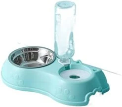 AYENCI Cat Automatic Water, Pet Feeder Stainless Steel Bowl With Water Bottle Automatic Cat Drinking Food Containers Bowl Pet Accessories (Size : 3) -Pet Care Center 31CBECLl4ML. AC