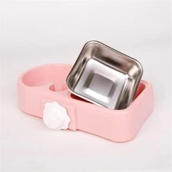 AYENCI Cat Automatic Water, Pet Double-Bowl Hanging Type Automatic Drinking Fountain Multifunction Food Bowl Cats Dogs Pet Supplies (Color : Blue) -Pet Care Center 31FLBL5shAL 1