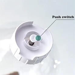 AACARB Cat Water Dispenser, 2 In 1 Dual-use Pet Dog Cat Automatic Water Dispenser With Stainless Steel Food Bowl For Dog Cat Water Bottle Container (Color : Blue No Steel Bowl) -Pet Care Center 31GqkLP1vsL 2