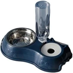 AYENCI Cat Automatic Water, Pet Feeder Stainless Steel Bowl With Water Bottle Automatic Cat Drinking Food Containers Bowl Pet Accessories (Size : 3) -Pet Care Center 31GyHUsO0LL. AC
