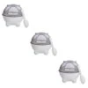 3pcs Hamster Cage Accessories Puppy Litter Box Puppy Accessories Hamster Bath Sandbox Sand Thicken Plastic Sand Bathtub Bed Linings Bath Sand Toy Tray Pet White Puppy Chow Dog Food -Pet Care Center 31MwcblJd8L