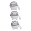 Iplusmile 3pcs Puppy Chow Dog Food Puppy Toys Sand Table Toys Hamster Bathing Sand Rabbit Litter Box Hamster House Hamster Sand Trash Can Pet Interstellar Corner White Hamster Toys