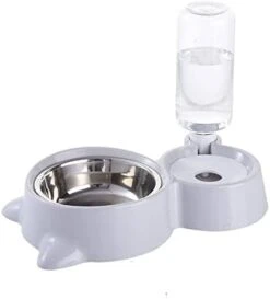 AACARB Cat Water Dispenser, Dog Bowl Detachable Pet Automatic Drinking Water Bottle Double Cat Bowl Not Wet Mouth For Dog Cat Feeding Dishes Pets Supplies (Color : Red) -Pet Care Center 31Oda9BfEPL. AC