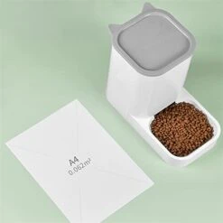 AYENCI Cat Automatic Water, Pets Dog Cat Automatic Feeders Bowl For Dogs 3.8L Drinking Water Bottle Kitten Bowls Slow Food Feeding Container Dispenser -Pet Care Center 31OlkDWycUL