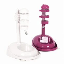 AYENCI Cat Automatic Water, Dog Water Bottle Pet Dog Water Feeder Automatic Drinking Dispenser For Teddy Puppy Cat Bowl Pet Supplies (Color : Dark Red)