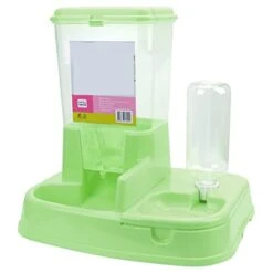 AYENCI Cat Automatic Water, Pet Automatic Feeders Drinking Bowl For Dog Food Dispenser Water Drinking Large Capacity Cat Feeding Bottle Pet Supplies (Color : Green)