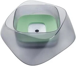 AACARB Cat Water Dispenser, Pet Water Dispenser Dog Drinking Water Bowl Frosted Splashproof Mouth Not Wet Dog Buoyancy Bowl Dog Food Drop Transport (Size : Blue) -Pet Care Center 31WnyGOoAuL. AC