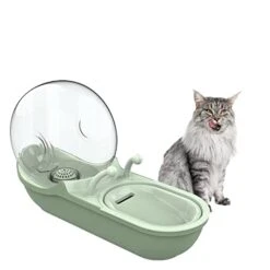 AACARB Cat Water Dispenser, Cat And Dog Water Dispenser Automatic Circulation Ultra-Quiet Pet Drinking Bowl 4.5L Large-Capacity Feeder Pet Food Bowl (Color : Green)