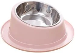 FUUIE Bowls For Food And Water Oblique Mouth 15° Healthy Eating Non-Slip Food Bowl (Color : Pink) -Pet Care Center 31Zi0gFaM8L. AC