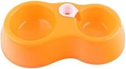 AACARB Cat Water Dispenser, Pet Round Plastic Water Bowl Power Supply Double Bowl Dog Bowl Cat Food Bowl Dog Water Bottle Usable Bowl (Size : Orange) -Pet Care Center 31aJKhkmhoL. AC 1