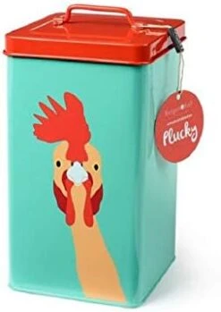 Burgon & Ball Creaturewares GCR/Dog Pet Food Storage Tin The Rabble' Dog, Grey, 16.5 X 11 X 20 Cm -Pet Care Center 31d3BdsnwsL. AC