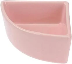 Iplusmile 3 Pcs Hamster Feeding Bowl Triangle Rabbit Water Bottle Cage For Rabbits Doggie Water Bottle Hamster Bowls Small Animal Water Bottle Hamster Bottle Food Bowl Ceramics Bowl Pink Pet -Pet Care Center 31e1NxFEoZL. AC