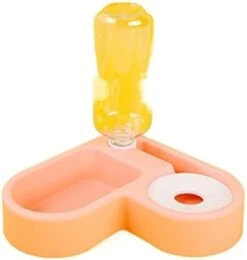 AYUSEA Pet Water Dispenser, Pet Gravity Waterer - Automatiic Refill Water Dispenser Bowl And Food Bowl For Cats Dogs - Prevent From Wet Mouths (Color : Pink) -Pet Care Center 31eiXQi8FZL. AC
