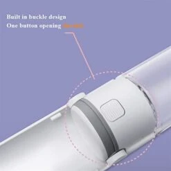 AYENCI Cat Automatic Water, Foldable Dog Water Bottle Leakproof Pet Drinking Bottle Bowl For Dogs Outdoor Portable Dog Waterer Dog Supplies (Color : Pink 420ml) -Pet Care Center 31jdKm85WQL