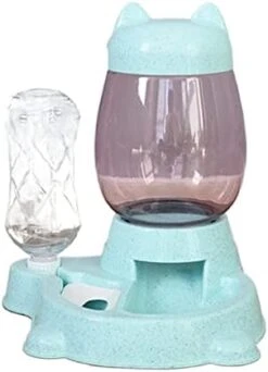 AYENCI Cat Automatic Water, 2.2l Pet Cat Dispenser Bowl For Cat Automatic Feeder Dog Water Bottle Pet Food Bowl Feeding Device Feeder (Size : Pink)