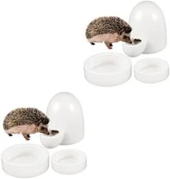 Balacoo 3pcs Animal Drinking Fountain Quail Waterer Hamster Food Dish Food Feeder Rabbit Water Bottle Automatic Rabbit Feeder Cat Food Bowl Ceramics Chinchilla Hamster Supplies -Pet Care Center 31lGsao2LeL. AC