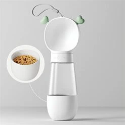 AACARB Cat Water Dispenser, Dog Going Out Water Cup Dog Canteen Portable Accompanying Cup Dog Walking Water Bottle Pet Drinking Water Feeding Water Dispense (Color : Pink) -Pet Care Center 31m0YSNSHlL