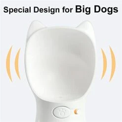 AYENCI Cat Automatic Water, 480ML Portable Pet Dog Water Bottle For Dogs Bulldog Pug Water Cups Feeder No Leaking Puppy Dog Drinking Bowl Black/White (Color : White) -Pet Care Center 31qJR40PPFL