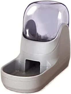 AYENCI Cat Automatic Water, 3.8L Pet Dog Cat Automatic Feeder Bowl For Dogs Drinking Water Fountain Bottle Kitten Bowls Slow Food Feeding Container Supplies (Color : Food-Transparent) -Pet Care Center 31svs1IgPeL. AC