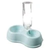 AYENCI Cat Automatic Water, 500ml Water Bottle With Food Bowls Automatic Drink Dogs Cats Supplies Kitten Puppy Feeders Storage Dispenser Pet Food Cup (Size : Azul) -Pet Care Center 31ttiOv8vBL