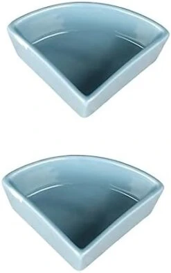 Iplusmile 3 Pcs Hamster Feeding Bowl Triangle Rabbit Water Bottle Cage For Rabbits Doggie Water Bottle Hamster Bowls Small Animal Water Bottle Hamster Bottle Food Bowl Ceramics Bowl Pink Pet -Pet Care Center 31w51MlRRL. AC