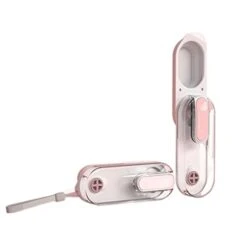 AACARB Cat Water Dispenser, Dog Water Bottle Folding Drinker Portable Water Dispenser Pets Outdoor Travel Drinking Water Feeder Bowl For Small Large Dogs (Color : Pink)