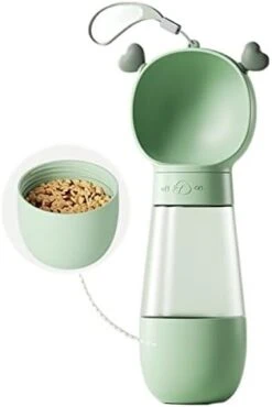 AACARB Cat Water Dispenser, Dog Going Out Water Cup Dog Canteen Portable Accompanying Cup Dog Walking Water Bottle Pet Drinking Water Feeding Water Dispense (Color : Pink) -Pet Care Center 31x9QR5YLwL. AC