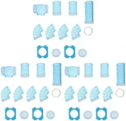 Mipcase Stuffed Animals Dog Cage Dog Cage Hamster Tube Set, Hamster House Rat Cage Accessories Tortoise Habitat Rat Cage Transparent Hamster Cages Hamster Cages Glass Water Bottles -Pet Care Center 41 Z4Dz1DL. AC